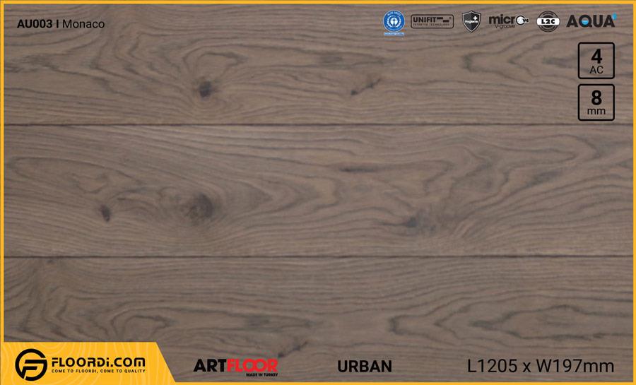 Sàn gỗ Artfloor AU003 - Urban - Monaco - 8mm - AC4