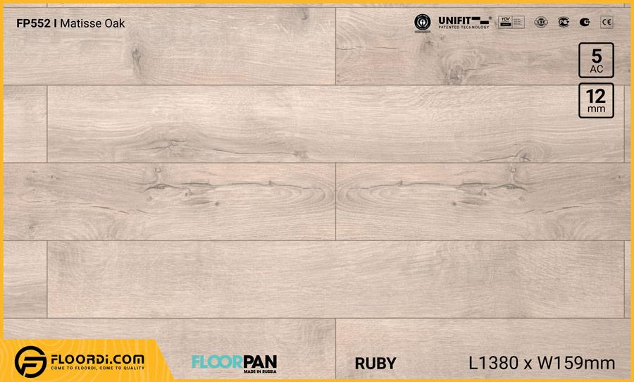Sàn gỗ Floorpan FP552 Matisse Oak - 12mm - AC5